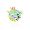 Broche de periférico de anime Bao Ke Meng God Beast elfo de estimação gulado Dragão do Céu assento rachado emblema de metal