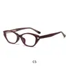 Nuevas gafas de alta gama elegantes, de cara lisa, estilo influencer, con bloqueo de luz azul, listas para graduación, de propionato TR, tipo pin, planas