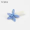 Wjia Primavera Verão Nova Moda Simples Presilha Lateral Flor Franja Presilha Cabelos Soltos Feminino Doce Alto Padrão Acessórios de Cabelo Presilha de Cabelo
