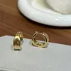 Moda de nicho simples brincos de círculo largo escovado foscos únicos versáteis acessórios de alta qualidade novos