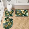 Nuevo Juego de Alfombrillas de Baño de Tierra de Diatomeas con Forma de Flor 3D, Felpudo Absorbente de Agua Antideslizante para Entrada de Baño