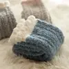 Calcetines Grues de Coral con Forro Polar para el Suelo de Tubo Medio Lindos para Casa Dormir Maternidad Otoño Invierno Calcetines de Toalla Calcetines Calientes para Mujer