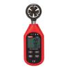 Anemómetro portátil Uleid, sensor profesional de velocidad del viento, volumen de aire, anemómetro de dirección del viento.
