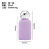 Botellas de Perfume Personalizadas con Acabado Flocado 50ml Botellas de Perfume Botellas Vacías Botellas de Vidrio Transparentes para Perfume Botellas con Atomizador Recargables Venta al por Mayor