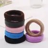 2406 Cuerda para el Cabello de Color Caramelo en Caja Anillo de Toalla Junta sin Costuras Anillo Elástico para el Cabello Banda de Goma Cinta para la Cabeza Anillo para la Cabeza