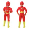 Halloween Niños Actuación Escénica Cosplay Liga de la Justicia Personaje Héroe Flash Disfraz Juego de Rol