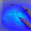 Chenxi Conjunto de Canetas Invisíveis Tipo Prensa de Queijo Caneta Marca-Texto Caneta Leve Caneta de Escrita Segredo Protetor com Luz UV