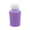 Nail art bolinhas padrão de flores 250ml frasco de pressão líquido de limpeza, esmalte de unha água grande subembalagem com design de pressão de bloqueio