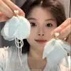 ¡Son los Pendientes Perfectos para Caras Cuadradas y Redondas! Pendientes Exagerados de Borla con Flores Que Son Particularmente Hermosos y Vivos