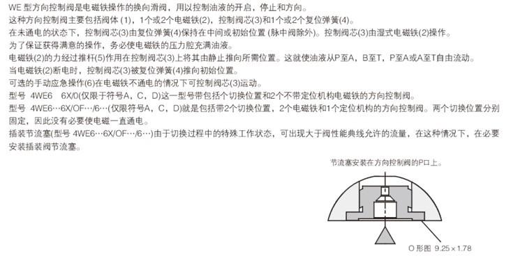 DCF 力士乐型 4WE6 描述3-2