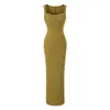 Conjunto de dos piezas de vestido camisola de encaje negro, nuevo estilo verano 2026, sexy y elegante, ajustado, bodycon, vestido largo