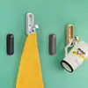 Gancho de Ropa Plegable Invisible para Rejilla de Entrada, Gancho Sólido para Detrás de la Puerta del Armario, Gancho de Ropa de Pared sin Taladro para Entrada