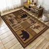 Tapete Transfronteiriço Estilo Country Americano Vintage para Hotéis, Pousadas, Salas de Estar Externas, Tapetes para Sofá e Mesa de Centro, Atacado em Estoque