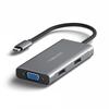 Estação de Docking Dupla HDMI, Tela Dividida de Computador com Monitores Diferentes, Tela Dividida Multi-Tela Quatro-Três Telas com Exibição Diferente, Estação de Docking DP para Dupla HDMI