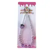 Colgante de Cadena para Teléfono Móvil de Fresa Incrustada de Diamantes, Colgante de Perlas de Cristal, Accesorios para Bolsos, Llavero de Coche, Venta al por Mayor de Regalos