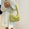 Bolsa de Ombro Plissada Nuvem 2026 Nova Cor Sólida Bolsa de Ombro para o Dia a Dia Bolsa Plissada Bolsa de Compras Estilo Coreano Feminino