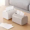 Caja de pañuelos con resorte para sala de estar, mesa de centro, mesa de comedor, gama alta, lujo ligero, alta calidad, creativa, nuevo modelo 2026