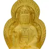 Arena Dorada de Terciopelo Estatua de Buda de Tres Tesoros Buda Amitabha Buda de la Medicina Buda Tathagata Estatua de Buda Sakyamuni Decoraciones de Templo