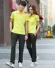 Traje deportivo de verano para pareja, camiseta de manga corta para hombre y mujer, pantalones, chaqueta deportiva, overol casual para correr, venta al por mayor