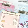 Bloco de Notas Estilo Prancheta B5 Gatinho Cartoon com Páginas Coloridas, um Caderno de Recados Portátil para Anotar Notas e Mensagens