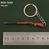 Mini Acessórios PUBG P90 S686 DP-28 Chaveiro de Liga Metálica Modelo de Arma Brinquedo Pequeno Ornamento