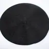 Mantel de Color Sólido Estilo Nórdico Redondo Tejido Aislante de Calor para Mesa Vajilla Japonesa Mantel Antideslizante para Mesa