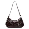 Bolso de Axila para Motociclista Estilo Europeo y Americano para Mujer 2025 Principios de Otoño Elegante Versátil Bolso de Hombro de Alta Gama para Viajar