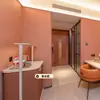 Lançamento de Novo ProdutoConjunto de Mobília para Quarto Padrão de Hotel Laranja 3.0 com Material de Painel Artificial de Grau E1 como Opção Padrão