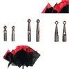 Pontas de metal para guarda-chuva em formato de gota d'água no atacado, ponteiras para guarda-chuva de cabo longo, pontas para guarda-chuva de sol, peças de reparo para guarda-chuva, acessórios para guarda-chuva