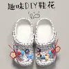 Lenço de cabeça de menina Dachshund sapatos furados infantis estilo verão 2026 menina infantil estampa floral criança grande sandálias de exterior pai-filho