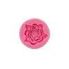 Forma de bolo DIY padrão de flor rosa pequena forma de silicone para virar açúcar forma de silicone líquido