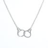 Europa y Estados Unidos joyería caliente collar forma esposas joyería para el cuello oro plata Yiwu fábrica de pequeños productos básicos ventas directas