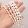 Perlas de agua dulce naturales forma de arroz A blanco perla Accesorios para joyería DIY Joyería hecha a mano Collares Productos semiacabados Hechos al por mayor