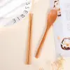 Cuchara de postre de madera de haya estilo japonés, tenedor de fruta, registro, mango largo, cuchara mezcladora, madera maciza, cuchara de sopa, palillos de madera, juego de cuchillo y tenedor