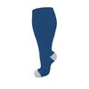 Cross-border especial para aumentar meias de gordura meias de gordura para homens e mulheres cor sólida vertical barra pressão sequencial meias nylon alto elástico