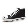 Sapatos de lona de cano alto Primavera New ins Trendy All-match Sneakers Low-top Respirável Sapatos de Pano Casuais para Homens e Mulheres Sapatos Brancos