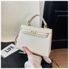 Celebridad de Internet Bolsa Popular Bolsa de Mujer 2025 Nueva Textura de Alta Gama Bolso Cuadrado Pequeño de Hombro Bolso Cruzado de Mano Kelly