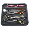 Tijeras de peluquería, Tijeras para cortar el pelo, Juego de tijeras de alta gama con forma de mano de 6 pulgadas, Tijeras profesionales de adelgazamiento de cinco capas, Tijeras para flequillo