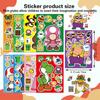 Calcomanías de Dibujos Animados para Niños Suministros para Fiesta DIY Haz Tus Propias Calcomanías Haz Calcomanías para Niños