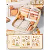 Estuche de Lápices Capibala con 12 Compartimentos, Caja de Papelería de Gran Capacidad, Paquete de Regalo para Regreso a Clases, Diseño de Alto Valor para Niñas, Estuche de Lápices para Niños