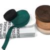 Ribete elástico plegable de 2 cm, cinta envolvente para borde de puño de chamarra de nailon acolchada, campo de cinta elástica de nailon acanalada a cuadros
