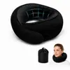 Almohada Popular con Espuma Viscoelástica en Forma de U Transfronteriza, Almohada de Viaje para el Cuello, Portátil y Plegable, Adecuada para Siestas en Avión y Soporte Cervical