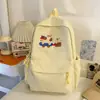 Mochila Curativa con Bordado de Cachorro Amarillo Energético para Estudiantes de Primaria, Linda y Adorable para la Escuela, Salidas y Viajes de Primavera