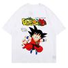 Camisetas de algodón con estampado digital de 230G para hombre y mujer, moda de verano casual holgada, tops para hombre y mujer, día de sangre caliente Dragon Ball