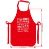 Avental descartável comer hot pot artefato lagosta corda restaurante convidado babador adulto impressão de logotipo à prova d'água