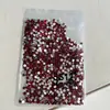 Rojo Fondo Plano Pequeño Redondo Diamante Material DIY Pegatinas de Pedrería Diamantes para Uñas Diamantes Rojos Grandes de Fondo Plano Diamantes para Uñas Accesorios Pequeños