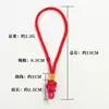 Cuerda de Nudo de Botón con Asa de 13 CM Lanyard Nudo Chino Hanfu DIY Bolsa de Sachet Semi-terminada Cuerda para Muñeca