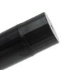Tubo redondo de plástico de 8g, barra de reparación de tubo, fondo de tubo giratorio, cosmético, negro, polvo corrector sólido, tira de tubo