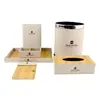 Suministros de Hotel de Cuero Personalizados, Accesorios de Baño para Habitaciones de Huéspedes, Consumibles para Cepillos de Dientes, Dispensadores de Pañuelos y Bandejas con Diseño de Cuero Personalizado