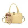 Bolso Tipo Bowling Simple y de Moda Estilo Coreano para Mujer 2026 Primavera Nuevo de Moda para Viajes Diarios Bolso de Hombro Cruzado